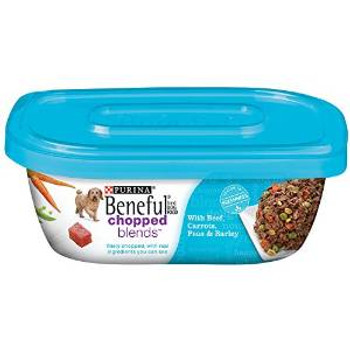 Beneful Chopped Blends With Beef, Carrots, Peas & Barley 8/10Oz {L+1}178359 017800154949