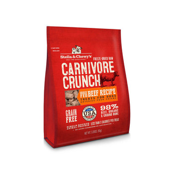 Stella & Chewy's 3.25 oz. Carnivore Crunch For Dogs - Beef {L+1x} 860112 186011001073