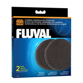 Fluval Fx5/fx6 Carbon Foam Pad, 2pk A249{L+7} 015561102490