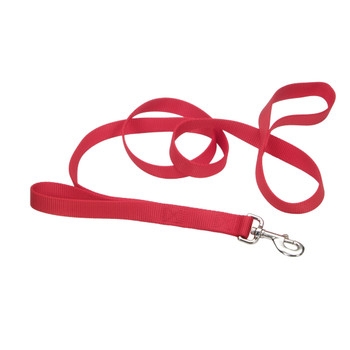 Coastal Style 906H 1" x 6' Heavy Weight Nylon Training Lead with Handle Red {L+1} 764484 076484099816