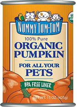 Nummy Tum Tum Organic Pure Pumpkin 12/15 oz. {L-1}972001 897240002013
