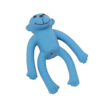 Lil Pals Li'l Pals Latex Dog Toy Monkey Blue 4 in