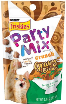 Friskies Party Mix Gravylicious Turkey 10/2.1Z {L-1}050212 050000169276