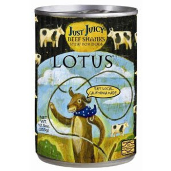 Lotus Dog Grain-free Juicy Beef Shank 12.5oz {L+x} C=12 784815103582