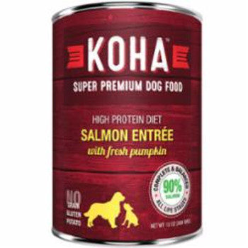 Koha Dog Grain Free Salmon 13.2oz {L+x} C=12 811048021137