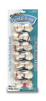 Dingo Dental Mini Bone 7 Pk. White {L+1} 156072 615650260034