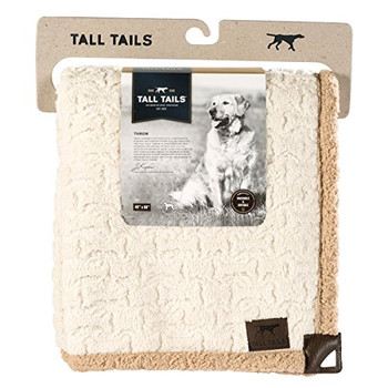 Tall Tails Dog Blanket Micro Cream Bone 30x40