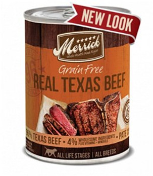 Merrick Grain Free 96% Real Texas Beef Recipe 12/12.7OZ {L-1x} 295847 022808004868
