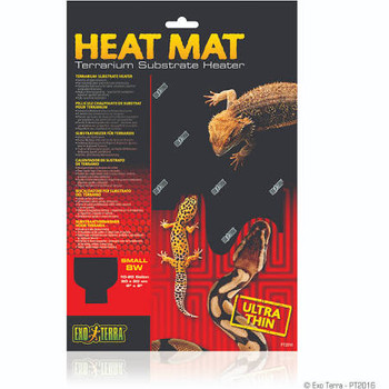 Reptiles And Amphibians Are Cold-blooded And In Their Natural Habitat They Often Use Surfaces Heated By The Sun To Warm Up. The Exo Terra Heat Mat Is A Terrarium Substrate Heater That Simulates These Surfaces Heated By The Sun.   Exo Terra's Heat Mats Are
