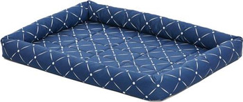 Midwest Quiet Time Ashton Bolster Bed Blue 30"