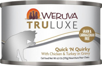 Weruva Truluxe Quick N Quirky With Chicken And Turkey In Gravy Canned Cat Food-3-oz, Case Of 24-{L+x} 878408004223