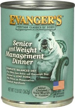 Evangers Classic Senior And Weight Management Canned Dog Food-13-oz, Case Of 12-{L+1} 077627111273