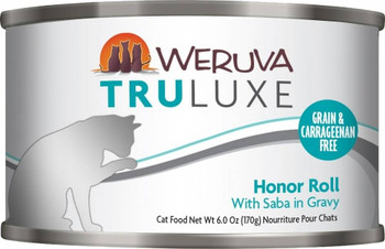 Weruva Truluxe Honor Roll With Saba In Gravy Canned Cat Food-3-oz, Case Of 24-{L+x} 878408004247