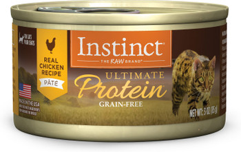 Nature's Variety Instinct Ultimate Protein Grain Free Chicken Formula Canned Cat Food-3-oz, Case Of 24-{L+1} 769949718154