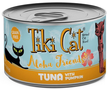 Tiki Cat Aloha Friends Grain Free Tuna With Pumpkin Canned Cat Food-3-oz, Case Of 12-{L+1x} 693804400109