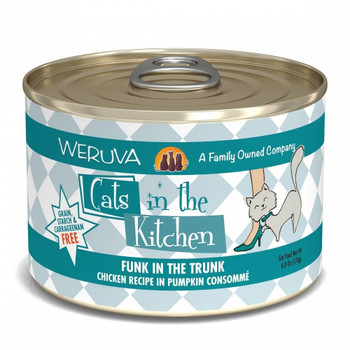 The Funk, The Whole Funk, And Nothing But The Funk. Get Funky With Your Kitty With Weruva Cats In The Kitchen Funk In The Trunk Canned Cat Food. This Wholesome Food Is A Tasty Chicken Broth Containing Boneless, Skinless, And Cage-free Chicken Breast And T