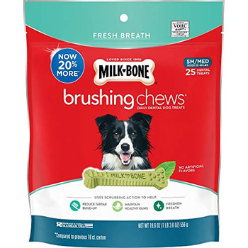 Milk-Bone Brushing Chews Fresh Small-Medium 5/19.6 oz {L-1}800013 00079100882519