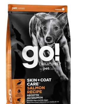Petcurean Go! Skin & Coat Care Salmon Dog Food 25lb {L-1}152214 815260002936