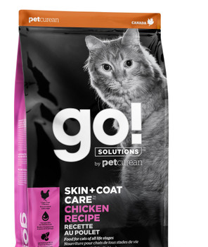 Petcurean Go! Skin & Coat Care Chicken Recipe for Cats 16lb {L-1}152222 815260003001