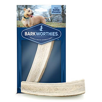 Barkworthies grade-A, naturally shed elk antlers  are dense, durable dog chews that will give your dog hours of chew time, beneficial vitamins and minerals as well as cleaner teeth!  We also round any sharp edges to make them extra safe for your dog. Barkworthies Elk Antlers are highly durable and are will last hours or days for even the most aggressive chewer. Each antler is filled with soft marrow and contain essential nutrients such as zinc, calcium, manganese and iron that your dog needs for a healthy, long life. Their tough, textured surface helps remove tartar and plaque while massaging the gums.