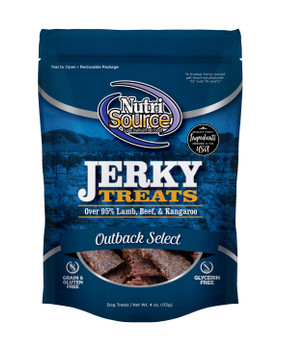 Tuffy's Nutri Source Outback Select Jerky Treats 4oz C=8
