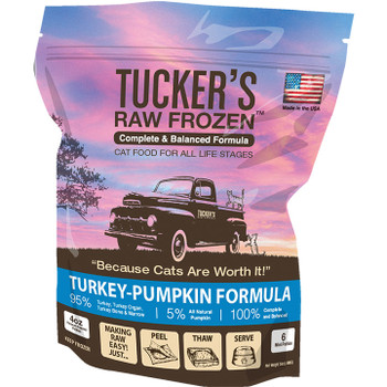 Tucker's Cat Frozen Turkey & Pumpkin 24oz{L-x} SD-5 072635110355