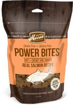 Merrick Power Bites Salmon Recipe 6oz {L-1} 295155 022808785255