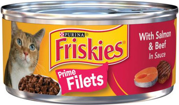 Friskies Prime Filet Beef & Salmon 24/5.5OZ {L-1} 050241 050000100422
