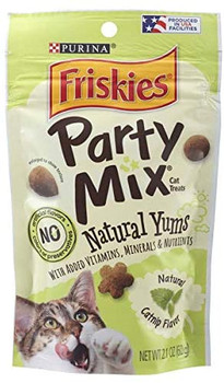Friskies Partymix Natural Catnip Yum 10/2.1oz {L+1} 050570 050000500697