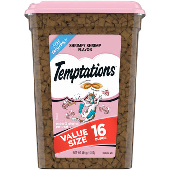 Temptations Classics Crunchy & Soft Adult Cat Treats Shrimpy Shrimp 16oz
