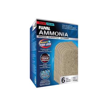 Fluval 307/407 Ammonia Remover Pad, 6 pcs {R] 015561102582
