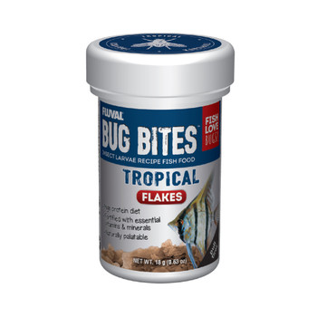 Fluval Bug Bites Tropical Flakes 0.63 oz 015561173308