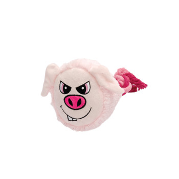 Dogit Stuffies Animal Big Head Friend, Pig 022517914908