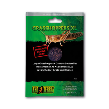 ET Reptile Food, Grasshoppers XL .53oz {L+ 015561233026