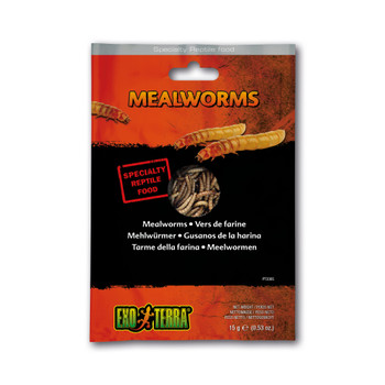 ET Reptile Food, Mealworms .53oz {L+ 015561233057