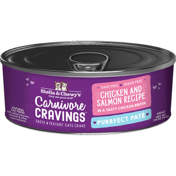 Stella & Chewy's Cat Carnivore Cravings Pate Chicken & Salmon 2.8oz 810027371010