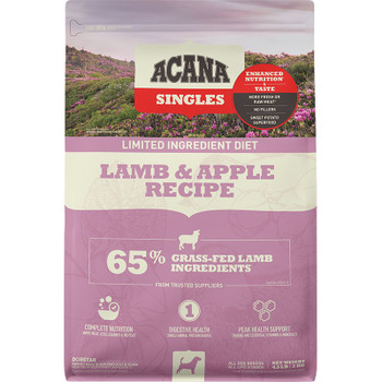 Acana Dog Grain Free Singles Lamb & Apple 4.5lb 064992713911