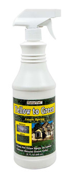 NaturVet GrassSaver Yellow-To-Green Lawn Spray 32 Fl. oz