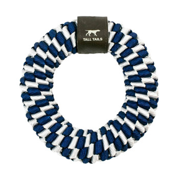 Tall Tails Dog Braided Ring Navy 6 Inches 022266172857