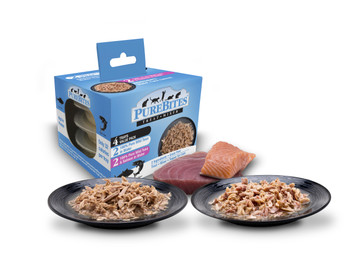 PureBites Mixers Variety Pack Tuna Salmon Cat Treats 4 / 1.76 oz 878968002141