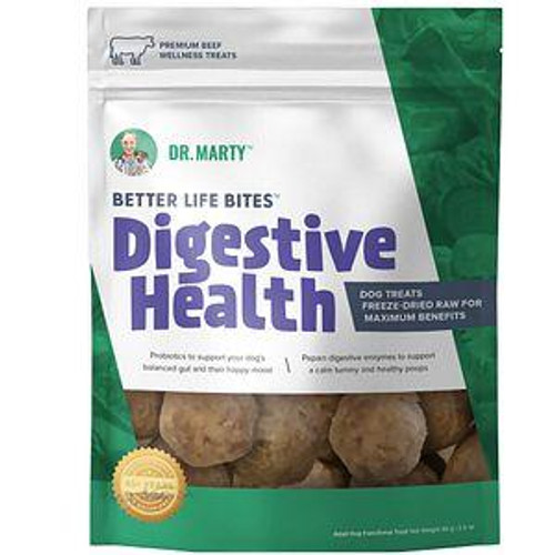 Dr. Marty Freeze Dried Raw Dog Treats Better Life Bites Digestive Health 3.5 oz 850004357347