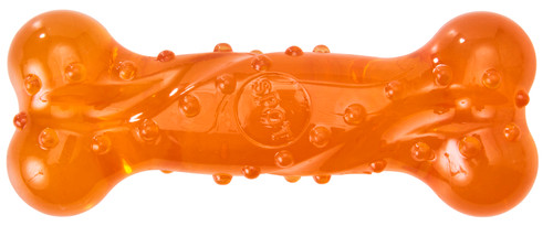 Spot Play Strong Scent-Sation Bone Dog Toy Orange 6in