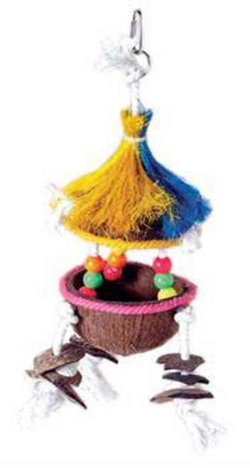 Prevue Pet Products Tropical Teasers Tiki Hut Bird Toy {L+2} 048081621882