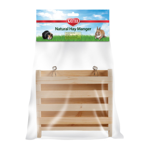Kaytee Natural Wooden Hay Manger Large