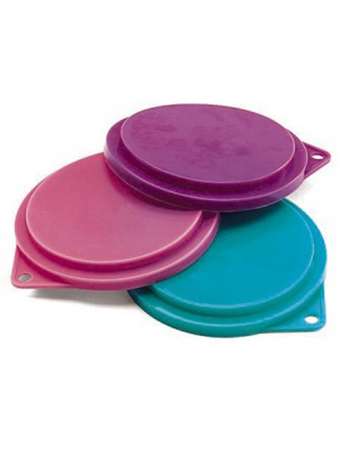 Spot Pet Food Can Covers Assorted 3 Piece 3.5 in