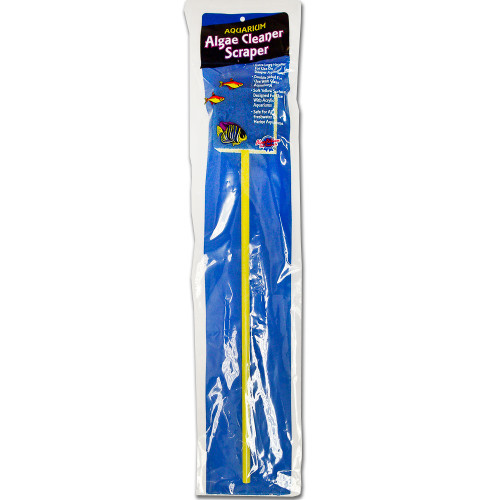 Blue Ribbon Double Sided Algae Cleaner Sponge on a Stick Yellow