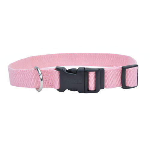 New Earth Soy Adjustable Dog Collar Rose 5/8 in x 8-12 in