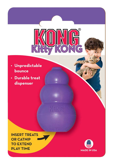 KONG Kitty Catnip Toy Purple One Size