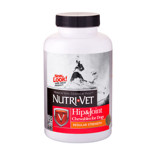 Nutri-Vet Hip & Joint Early Care Liver Chewables 120 Tablets