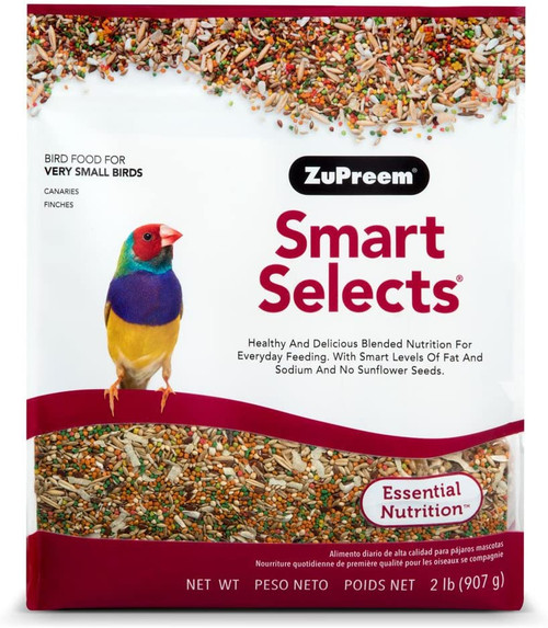 ZuPreem Smart Selects Bird Food Canaries & Finches 2 lb